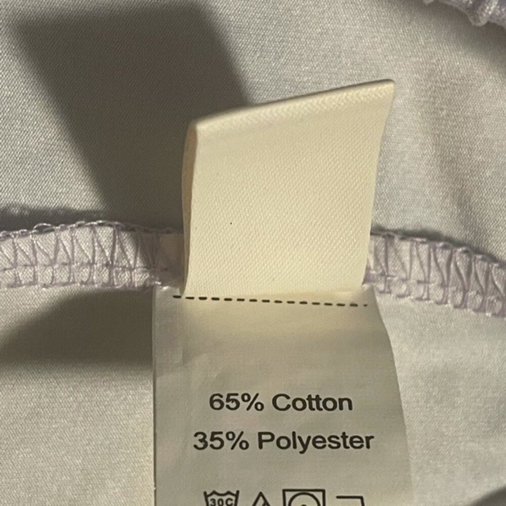 ROMWE Lavender Tie Dye Pajama Short & Longsleeve Crop Top Size Small & Cotton - Picture 4 of 12